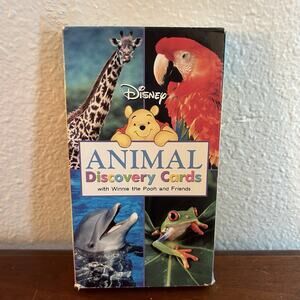 Vintage 2004 Disney Animal Discovery Cards W/ Winnie The Pooh & Friends
